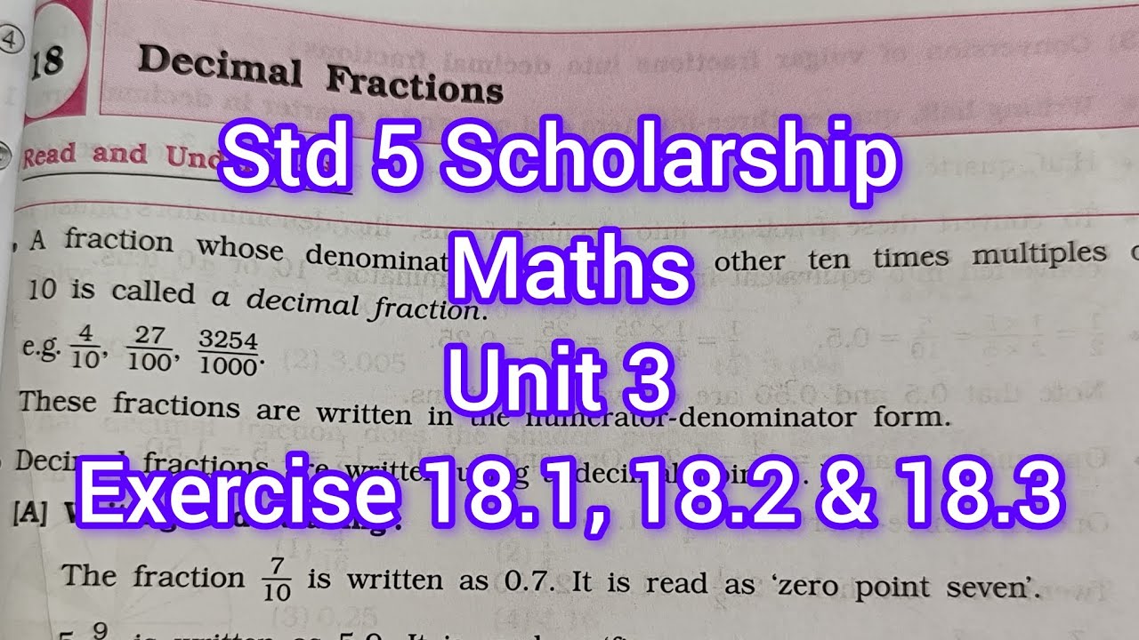 Std 5 Scholarship | Exercise 18.1, 18.2 & 18.3 | #maths #maharashtraboard #scholarshipexam #sscboard
