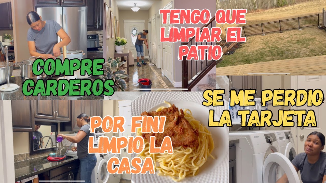 Por fin! Limpio la casa completa. Se perdió la tarjeta en la ciudad. Cuanto costaron los calderos?