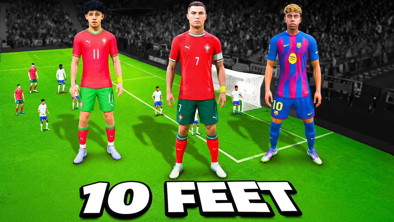 I Made Ronaldo, Yamal & Cristiano Jr Giants