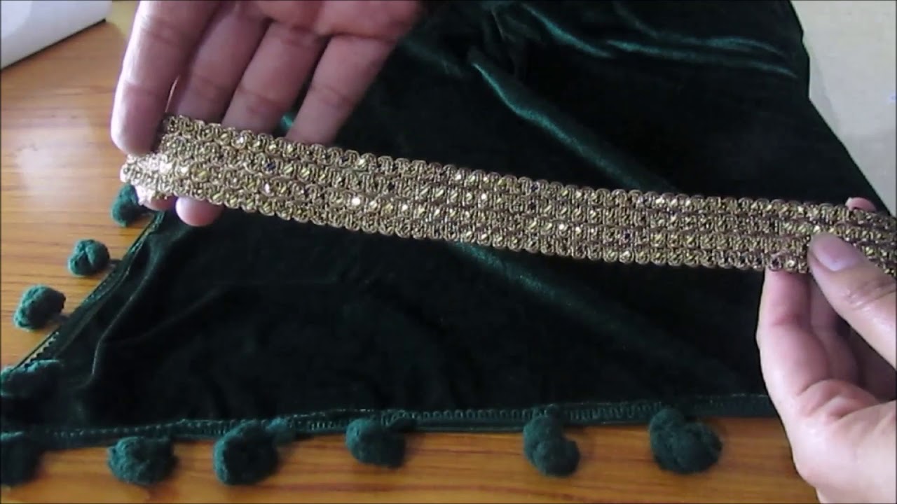 HOW TO MAKE VELVET DUPATTA AT HOME [HINDI]