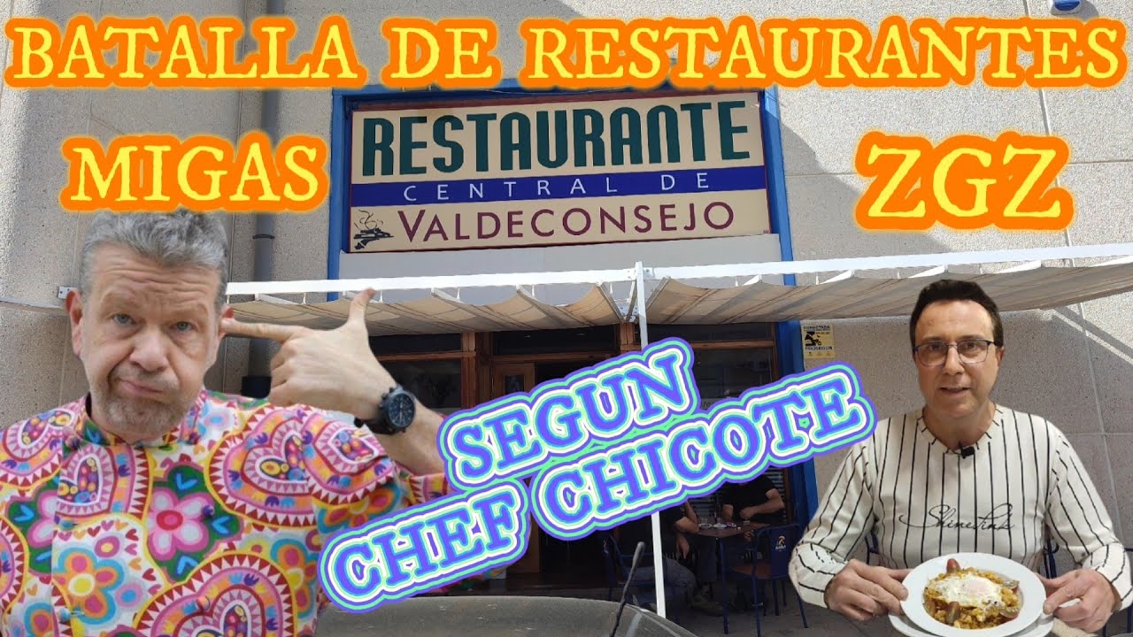 BATALLA DE RESTAURANTES ALBERTO CHICOTE ZARAGOZA LAS MEJORES MIGAS GANADOR RESTAURANTE VALDECONSEJO