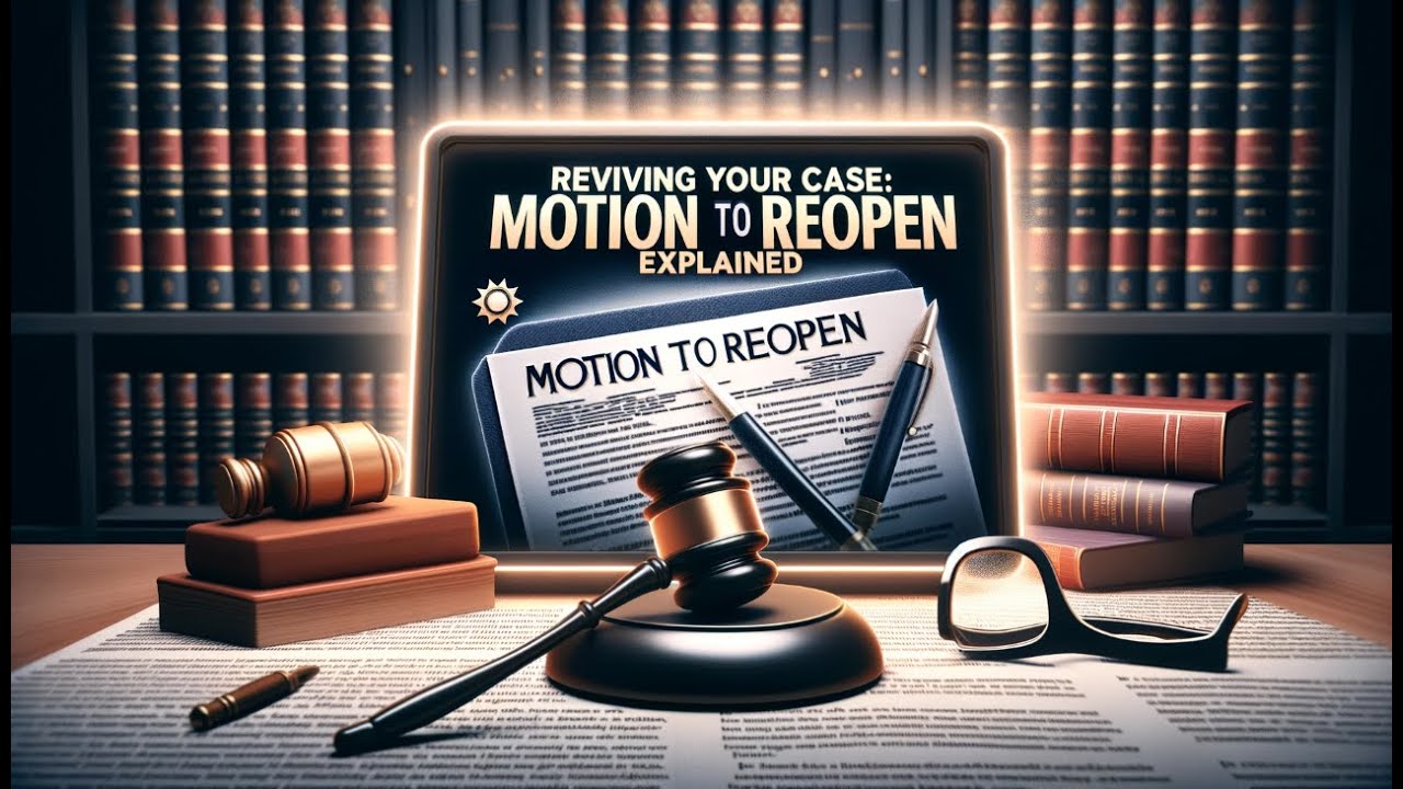 Motions To Reopen