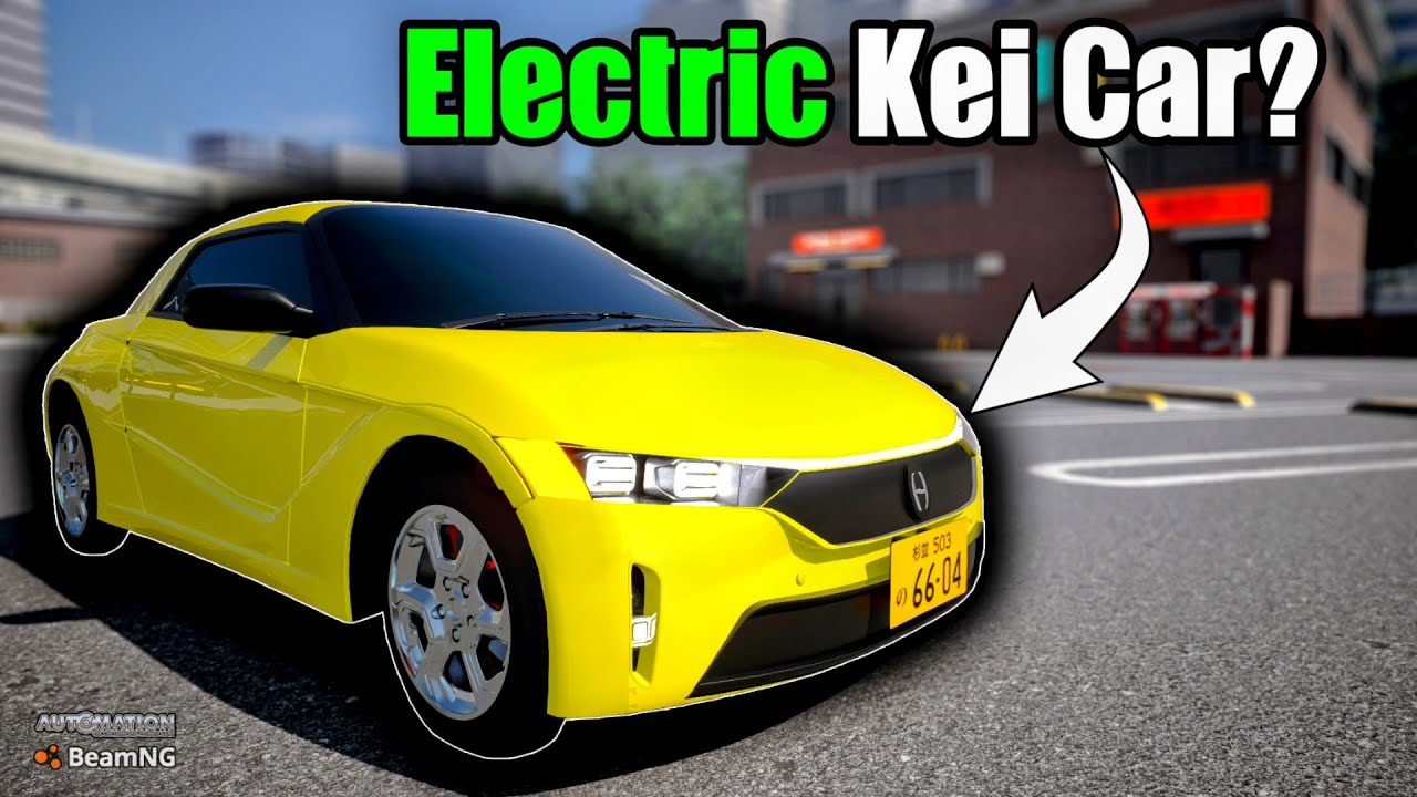 I Made a Sporty ELECTRIC Kei Car... That's Way Too Powerful! | Automation Game & BeamNG.drive