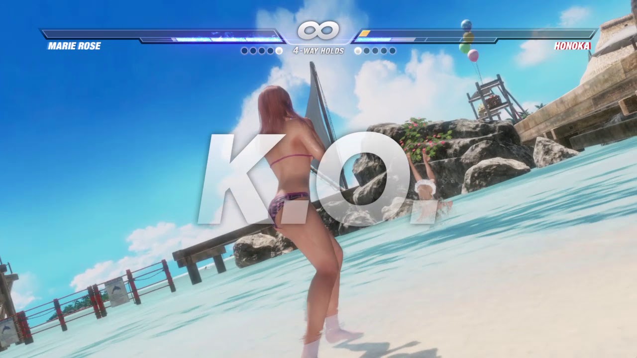 DEAD OR ALIVE 6 Marie Rose vs Honoka
