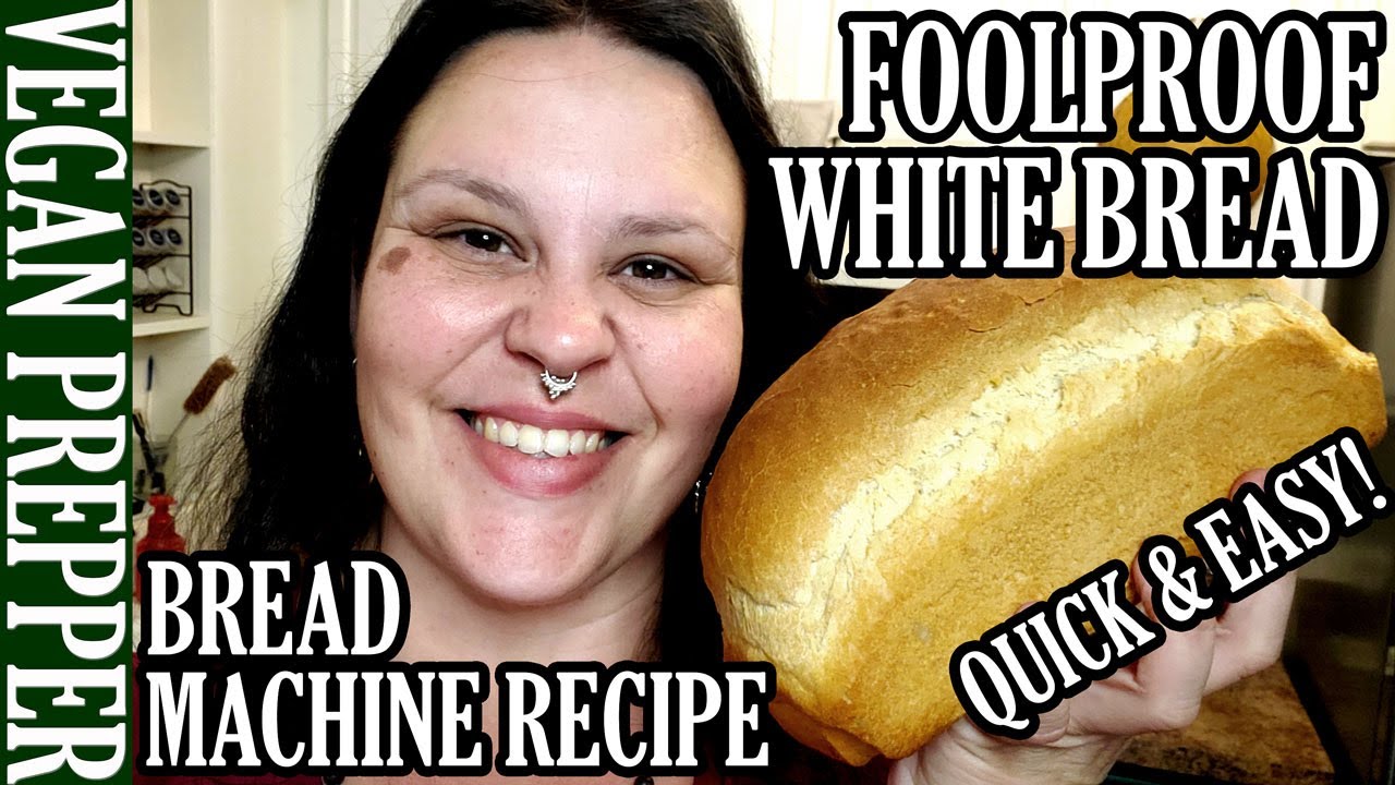 Foolproof White Bread Recipe Using Bread Machine Dough Cycle: Use Some All Purpose Flour in Storage