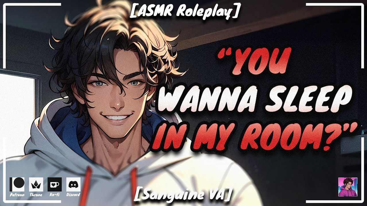 Sharing A Bed With Your Best Friend’s Brother [M4F] [Flirty] [Teasing] [Kisses] [ASMR Boyfriend]