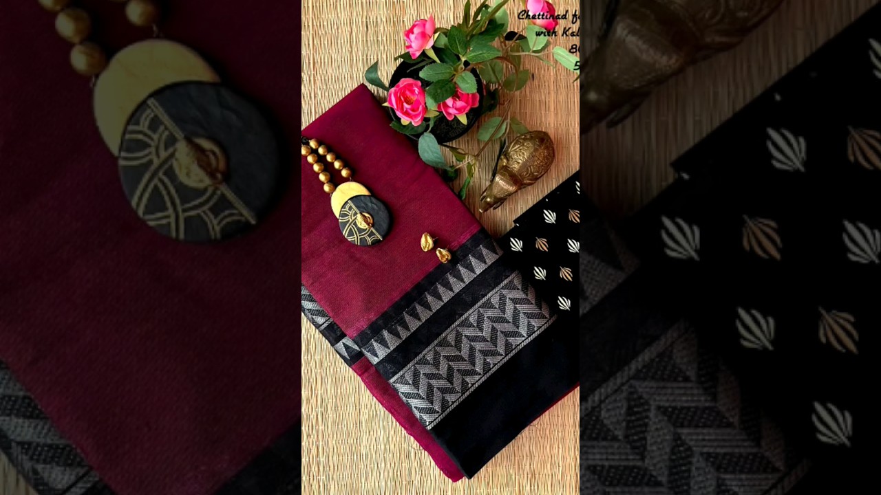 #Chettinadcotton#Workwearsarees#Formalsarees#Elegantsimplesarees#Terracottajewelmatchin9916418719