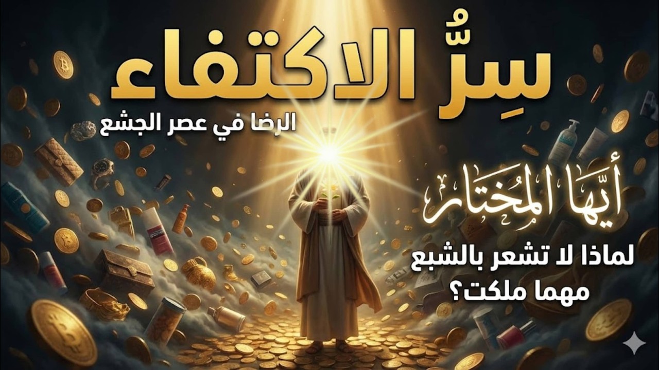 أيها المختار لماذا لا تشعر بالشبع مهما ملكت؟ سر الرضا والنجاة من فخ المقارنات والاكتفاء في عصر الجشع