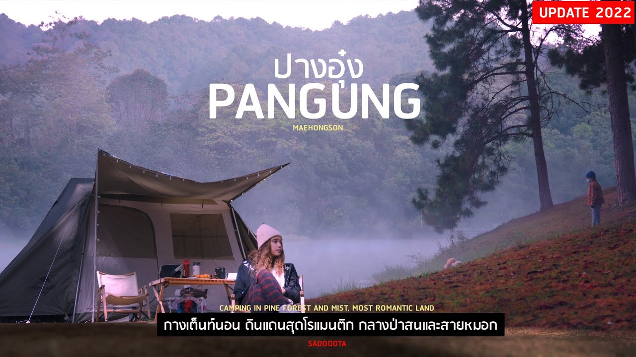 ปางอุ๋ง แม่ฮ่องสอน กางเต็นท์นอนในป่าสน โรแมนติก และสายหมอก | sadoodta