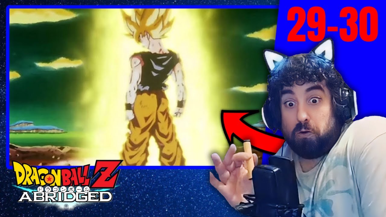 GOKU DIVENTA SUPER SAIYAN! 29-30(pt.1/2) - AndreaDel1988 Reaction Dragon Ball Z Abridged
