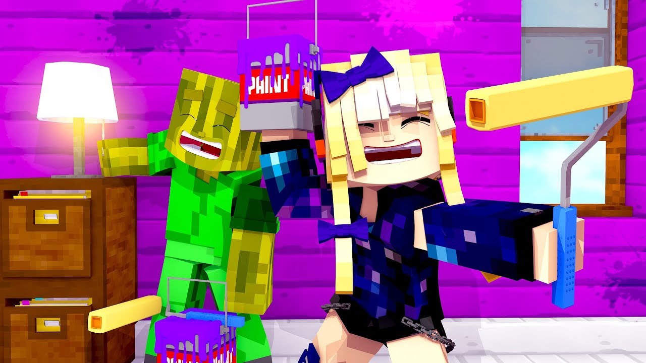 WOHNUNG STREICHEN geht komplett SCHIEF?! - Minecraft ALLTAG