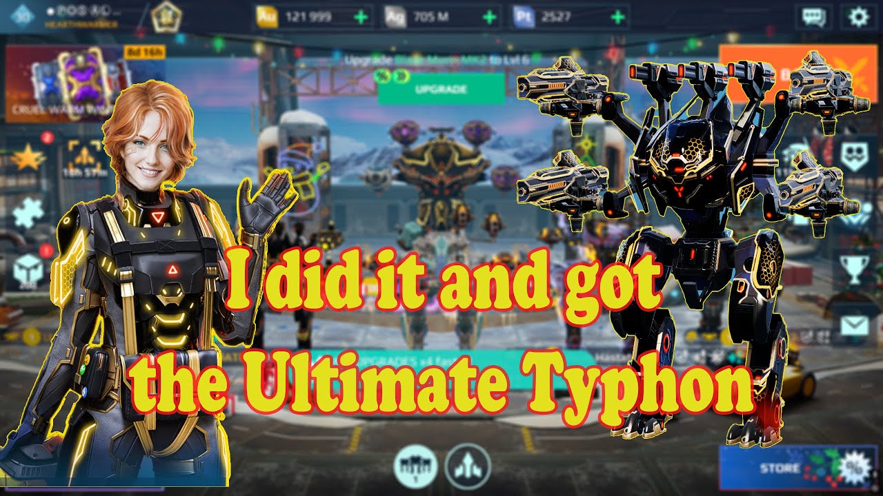 War Robots , I did it and got the Ultimate Typhon 😍
