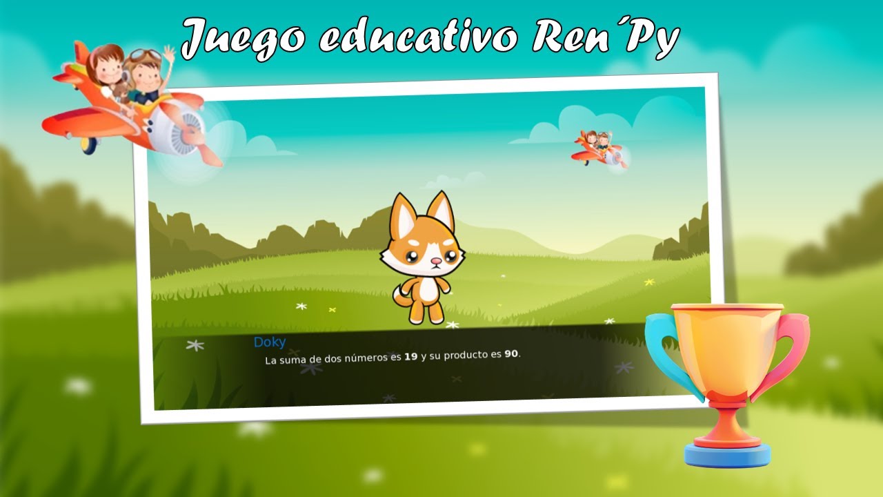 Factoriza sin fórmulas - Juego educativo Renpy