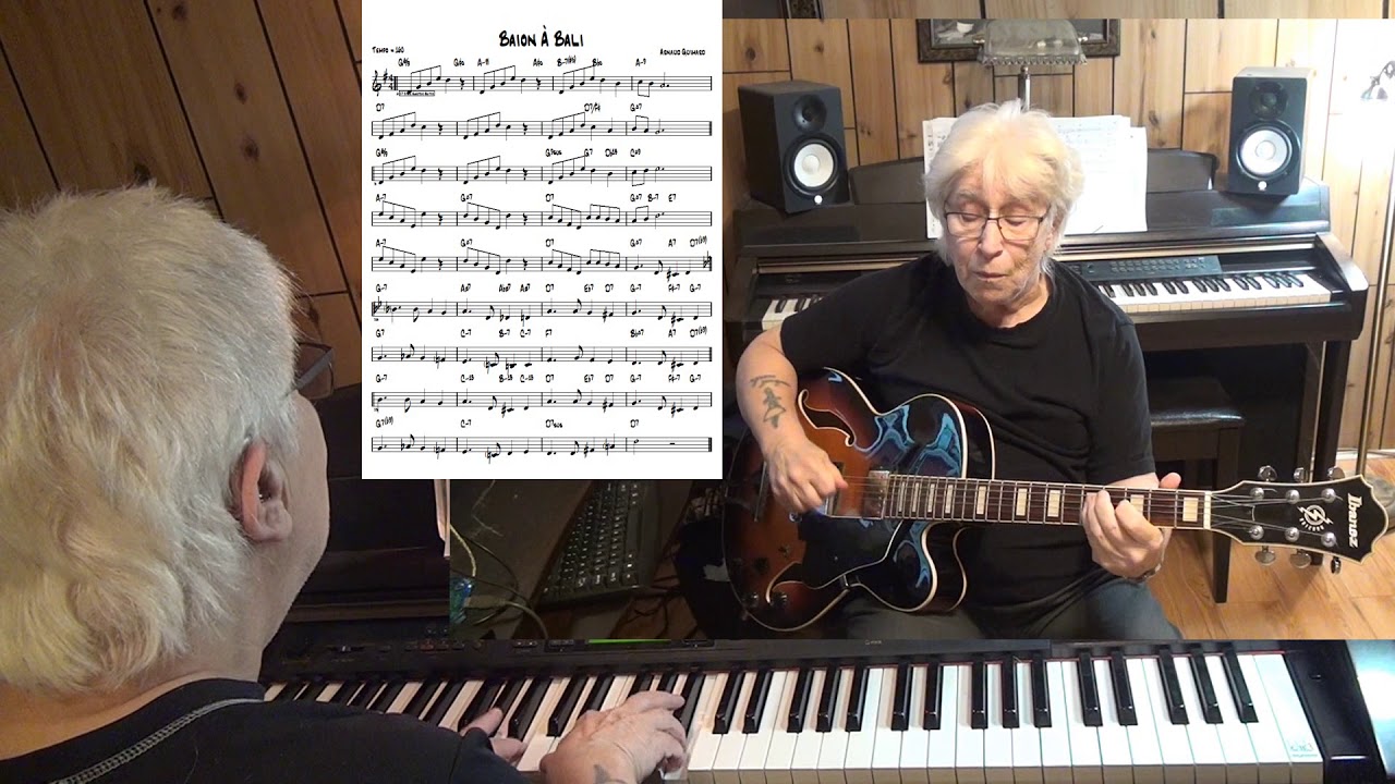 Baion À Bali ( TvdH ) - Jazz guitar & piano cover ( Arnaud Guimard )