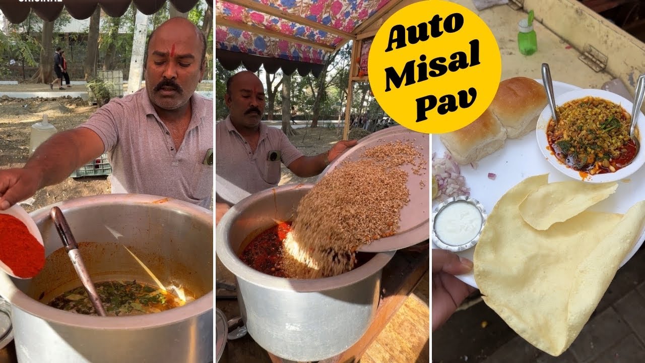 Nashik Special Misal Pav Only ₹60 | Misal Pav Famous in Nashik Street Food | Indian Street Food