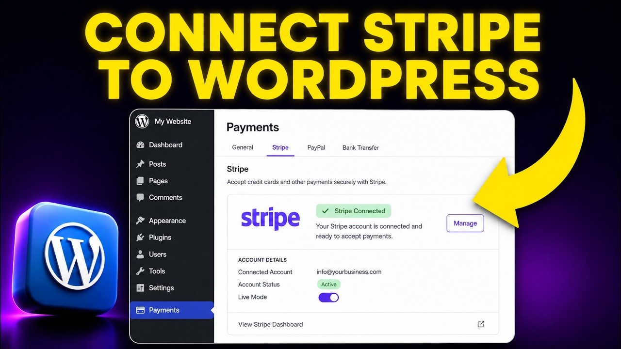 How to Connect Stripe to WordPress (FAST & EASY)