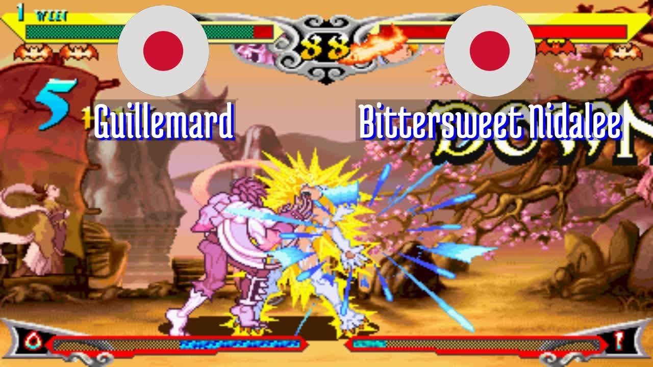 FT5 @vsavj: Guillemard (JP) vs Bittersweet Nidalee (JP) [Vampire Savior vsav Fightcade] Feb 12
