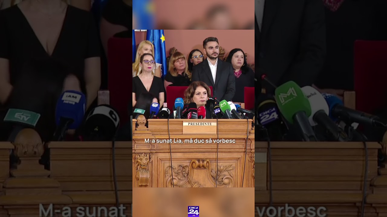 Cum explică Lia Savonea momentul &bdquo;M-a sunat Lia, mă duc să vorbesc&rdquo;, din timpul conferinței