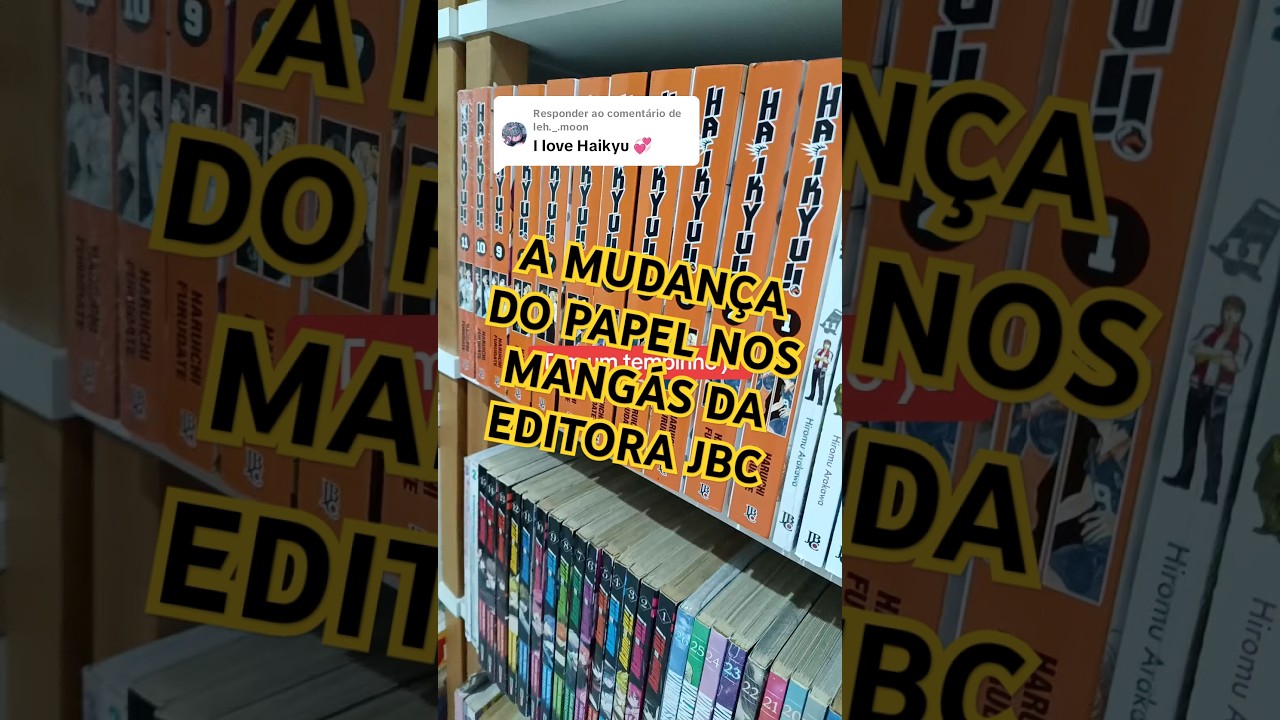 A mudan&ccedil;a no papel dos mang&aacute;s da JBC