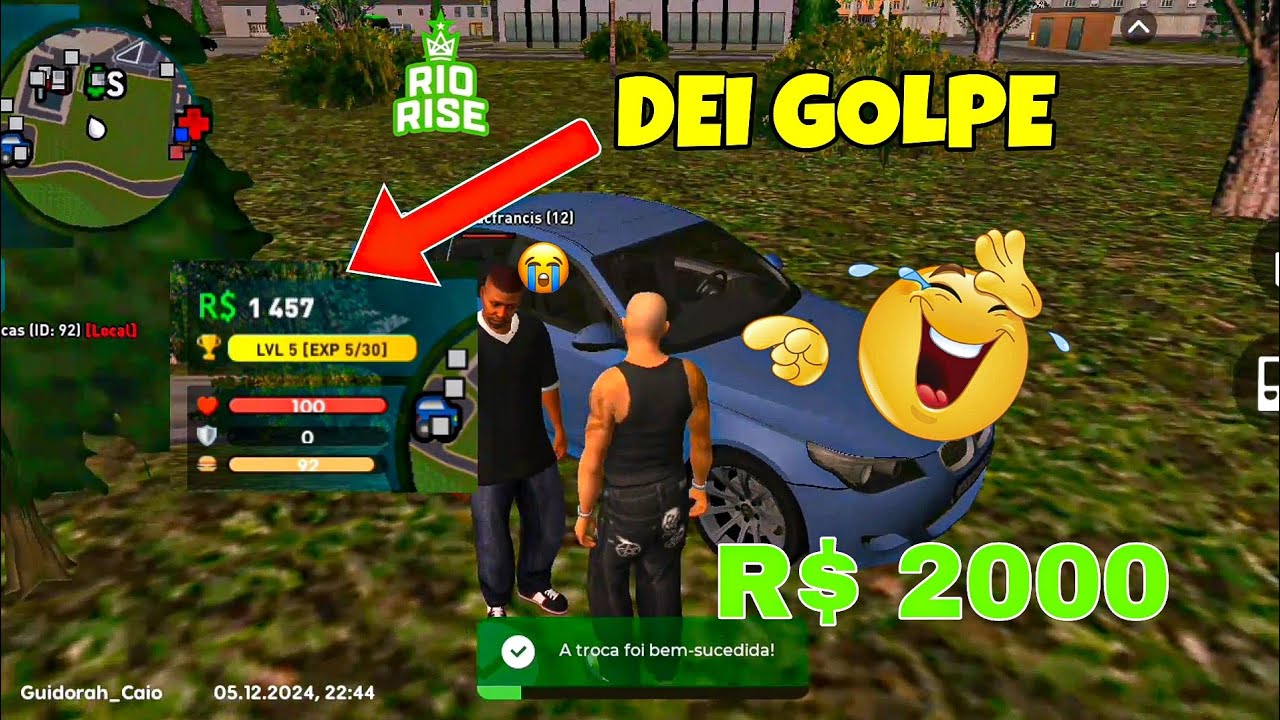 Dando golpe no Rio Rise🤣🔥