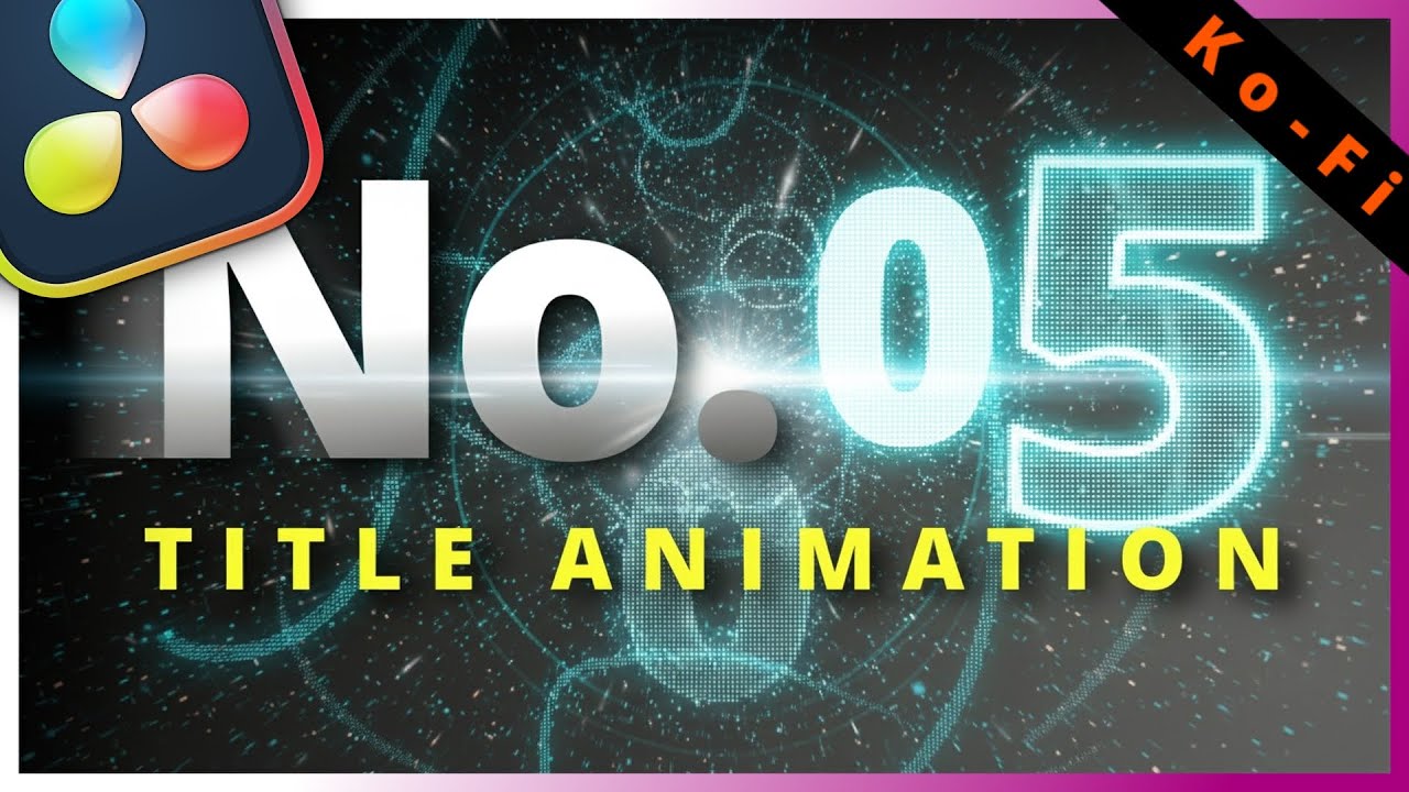 Dynamic Title FX #05 Preview [Free DaVinci Resolve] #titleanimation #davinciresolvetutorial