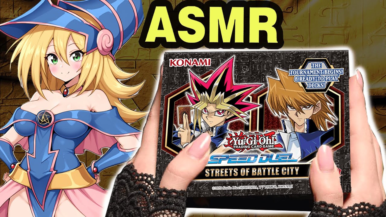 ASMR: Unboxing Yu-Gi-Oh! Box | Relaxing Thunderstorm & Rain Sounds