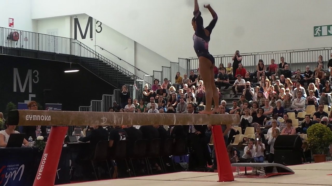 Mélanie De Jesus Dos Santos (2000) - finale poutre - Championnat de France 2018
