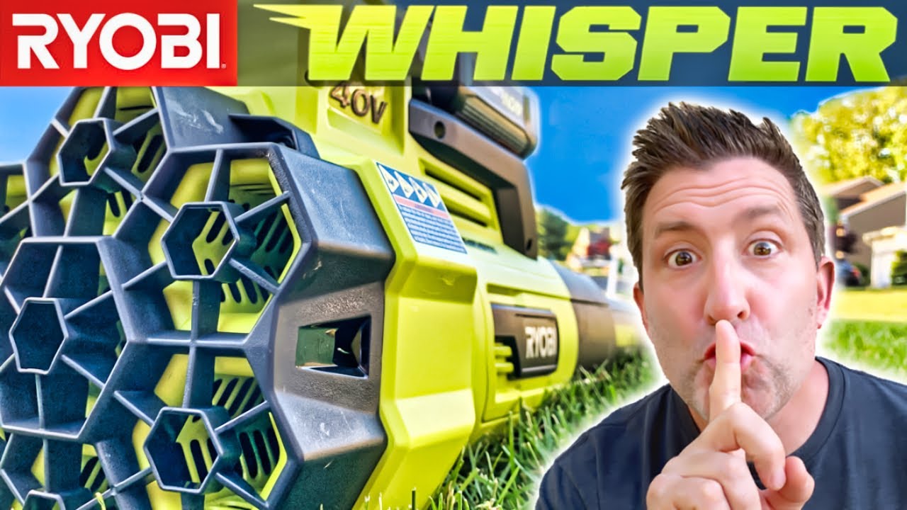WHISPER!! - Ryobi 40v Battery Leaf Blower | Best review 2020 🚦🚦🚦