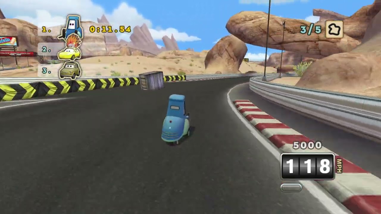 Cars: High-Octane | Radiator Springs Speedway | Guido Kart Race #1