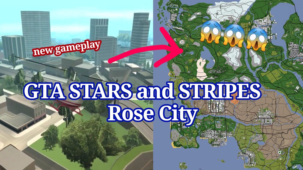 GTA United States Rose City Free Roam - GAMEPLAY