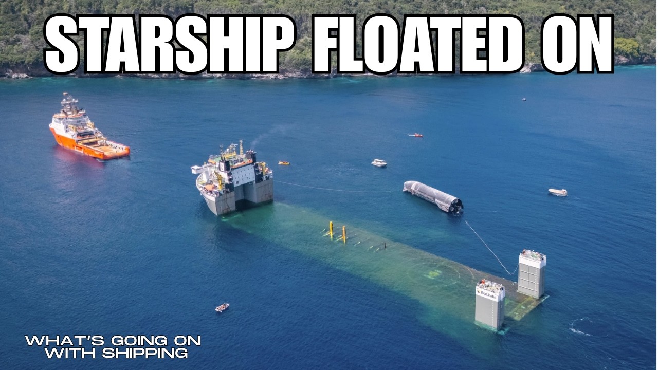 SpaceX Starship 40: The Process of Loading a Rocket at Sea