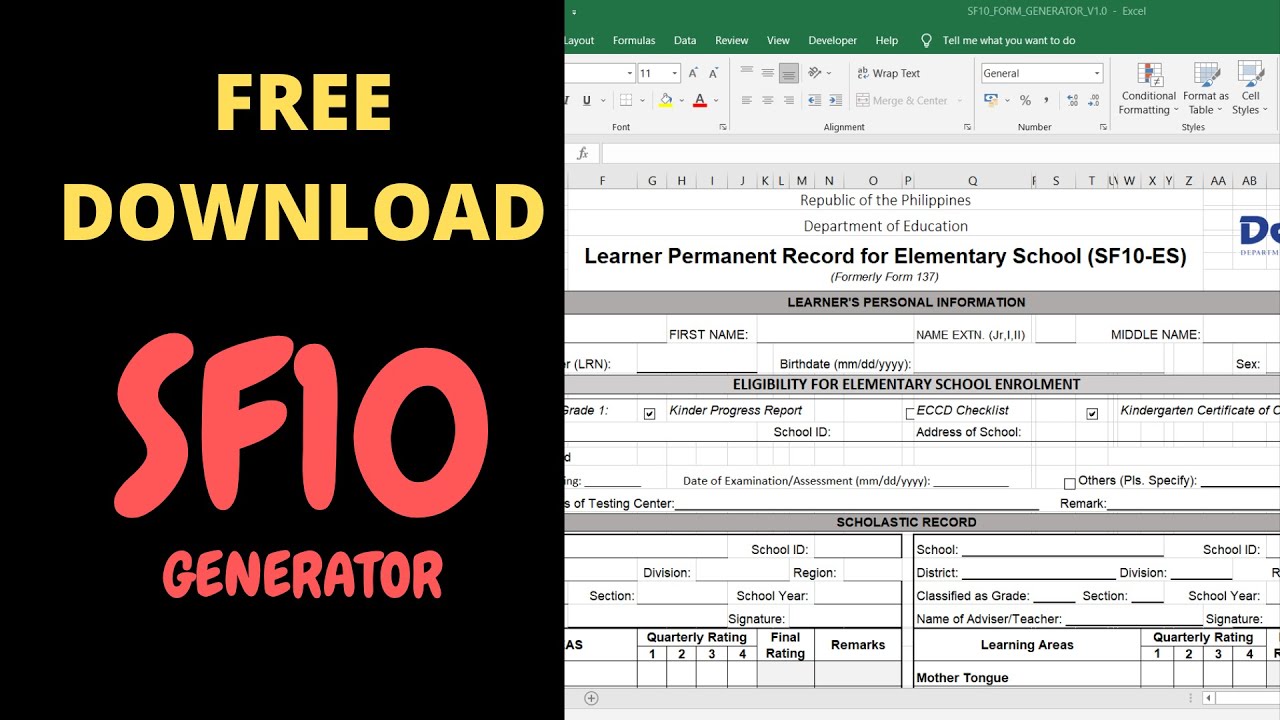 Easy SF10 generator (FREE DOWNLOAD)