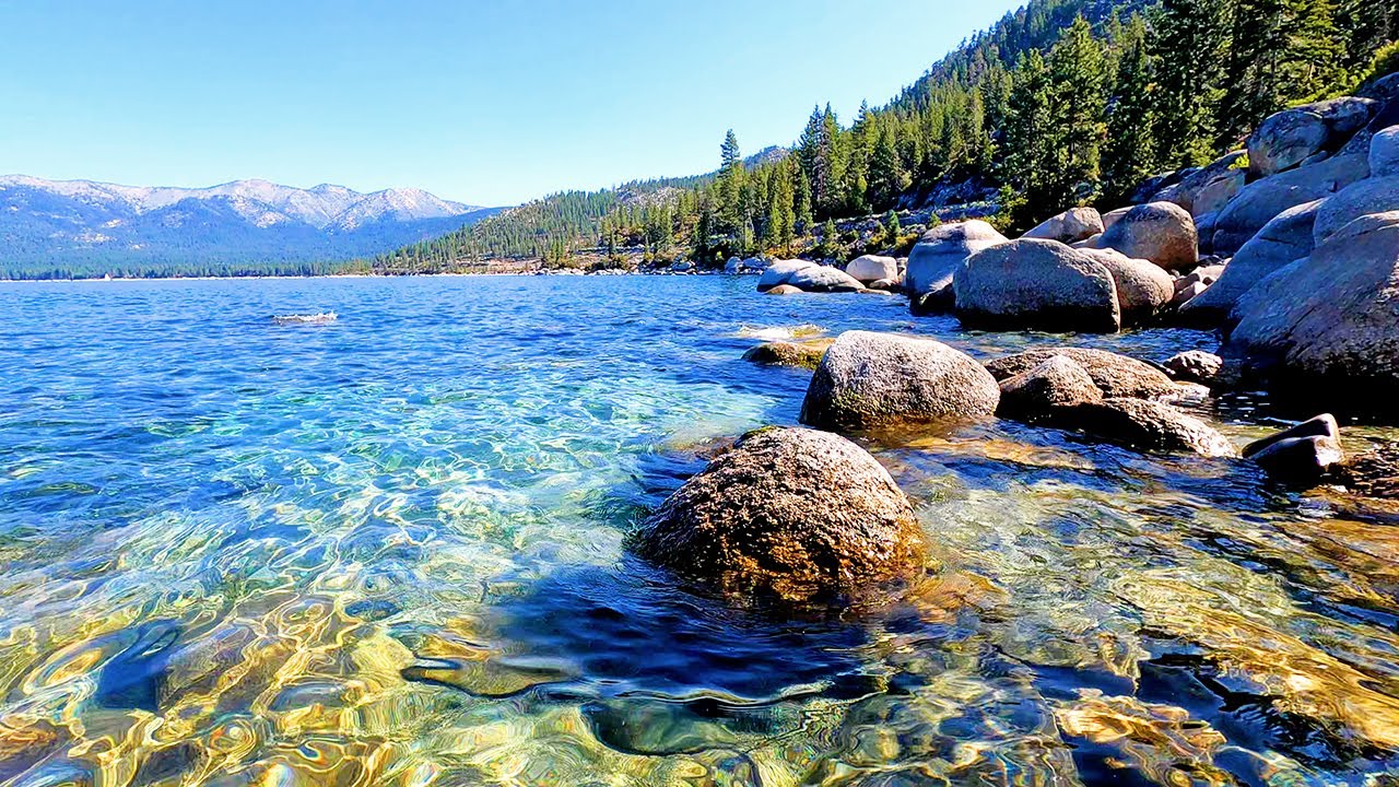 Natural Paradise: 6 Hours of Pristine Calm & Tahoe Blue (4K Video)