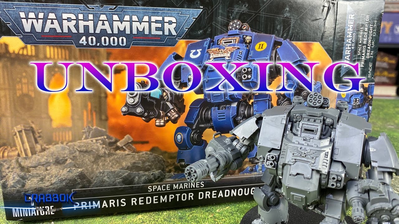 Warhammer 40,000 - Primaris Redemptor Dreadnought Unboxing