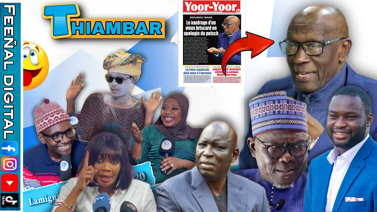 🔴 THIAMBAR – Yayou Fatima, Lamignou Darou & Kairé décryptent l’actualité brûlante du Sénégal !