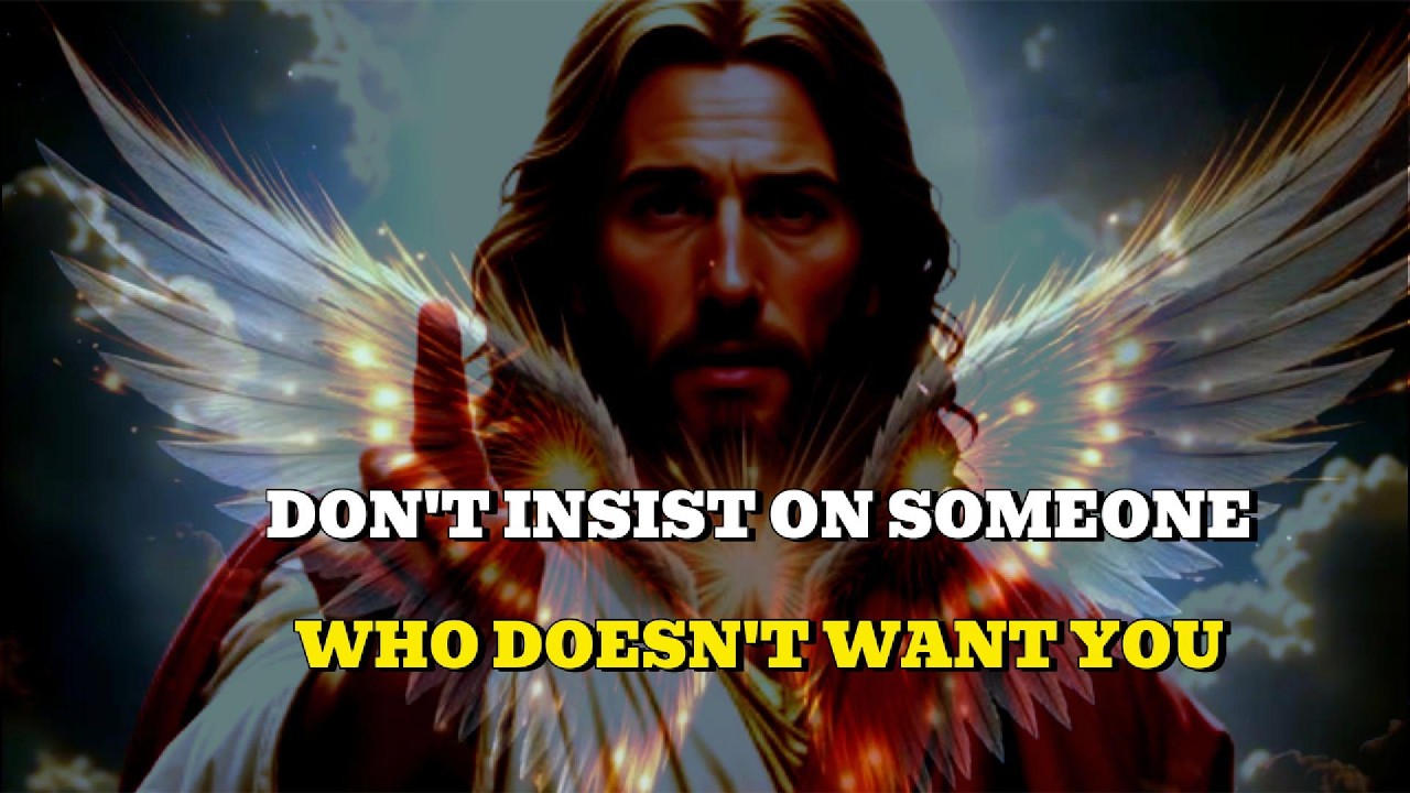Don't insist on someone who doesn't want you #messagefromangels #angelsmessage #angels #message
