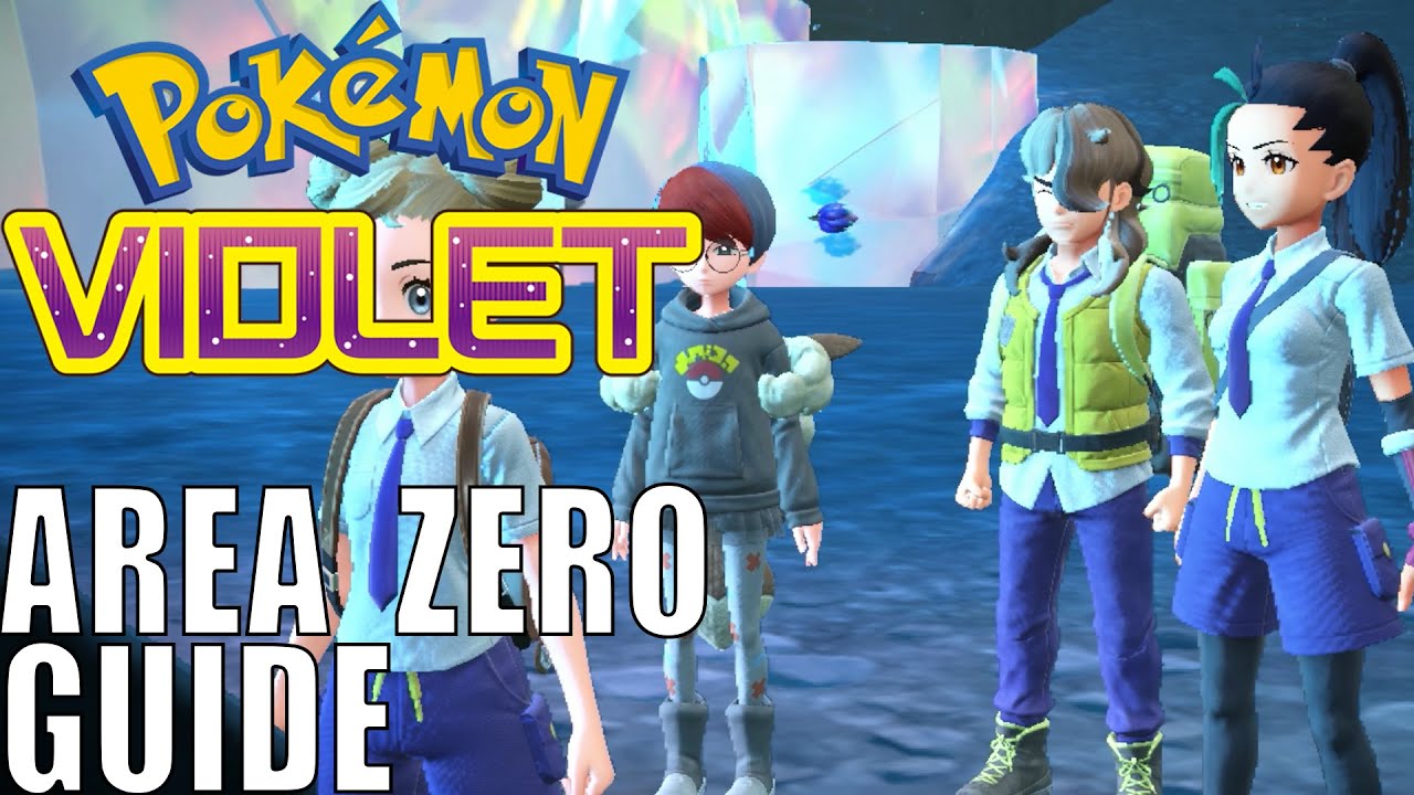 Pokemon Violet - Area Zero Walkthrough! Pokemon from the Future!
