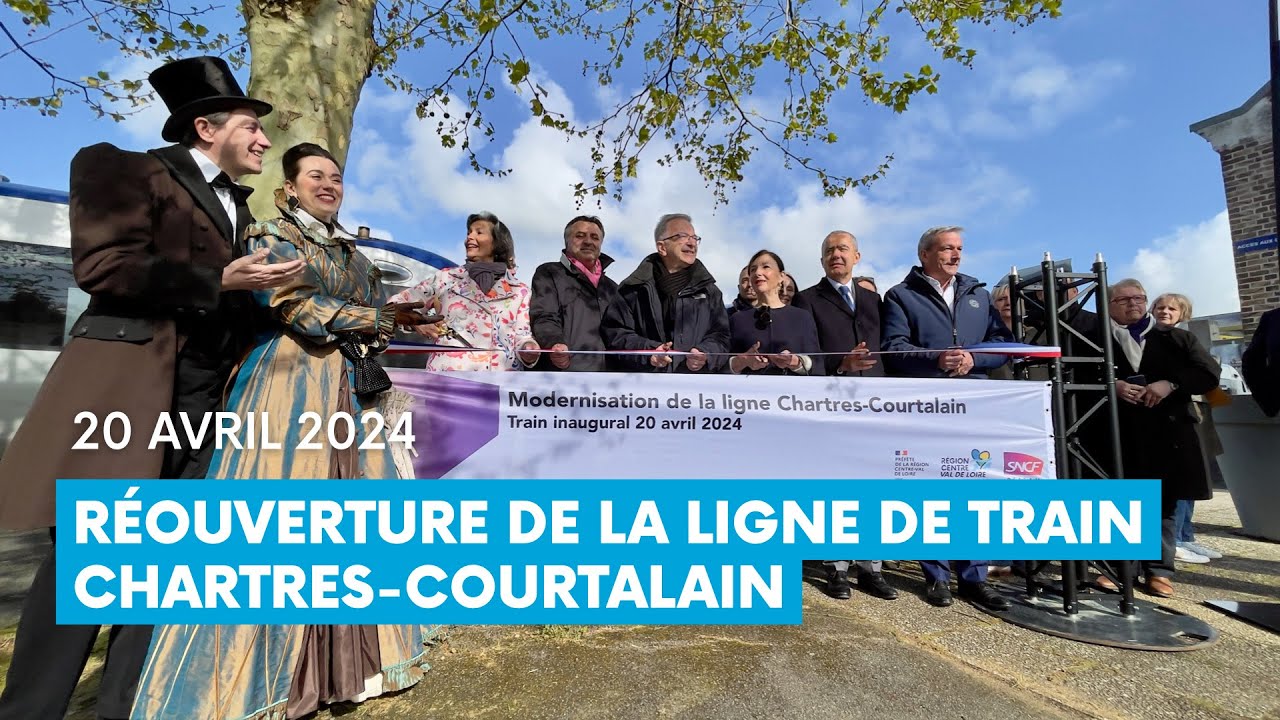🚆 R&eacute;ouverture de la ligne Chartres-Courtalain r&eacute;nov&eacute;e