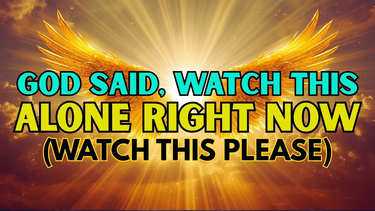 🔴 Chosen One God said, watch this alone right now🚨👀
