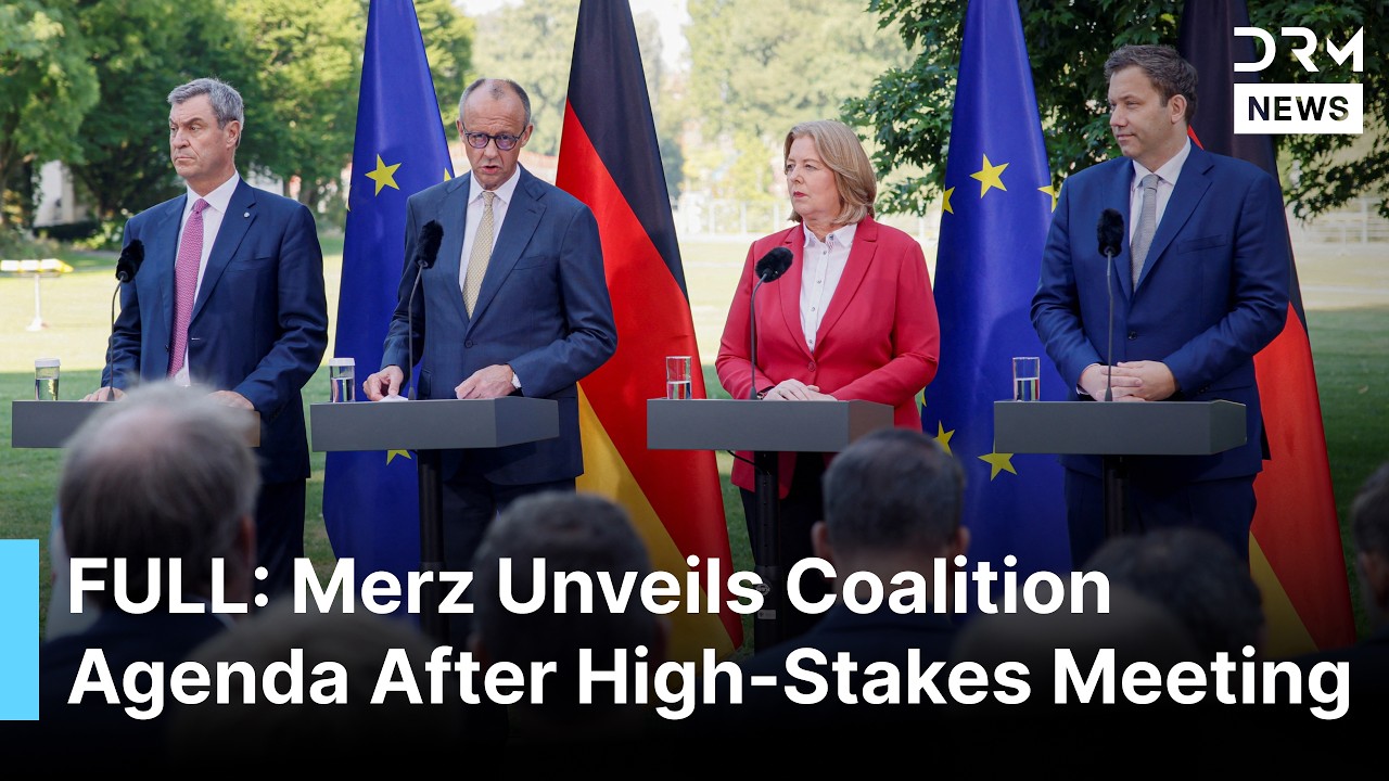 FULL PRESSER: Merz Unveils Coalition Agenda After High-Stakes Berlin Government Meeting | AC1B