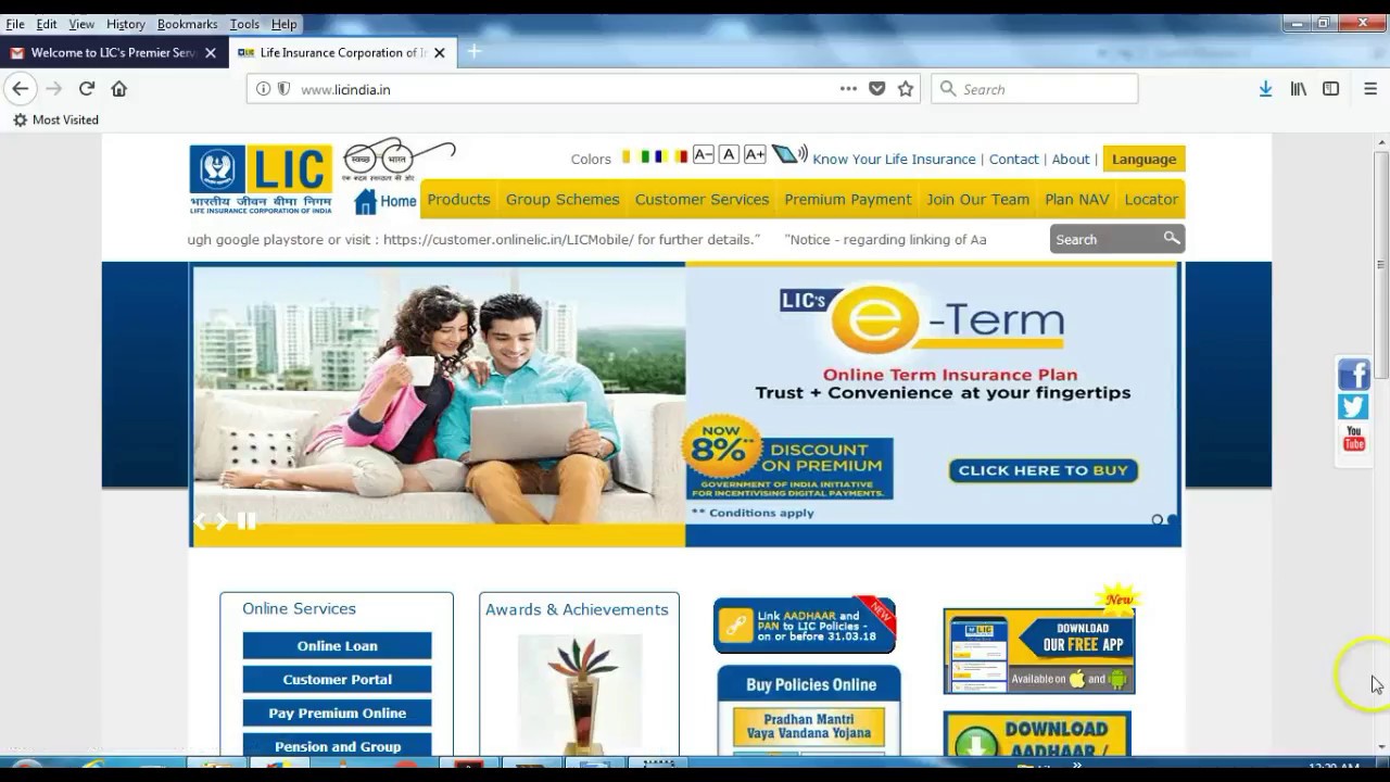 How to Pay LIC Premium Online & get Receipt