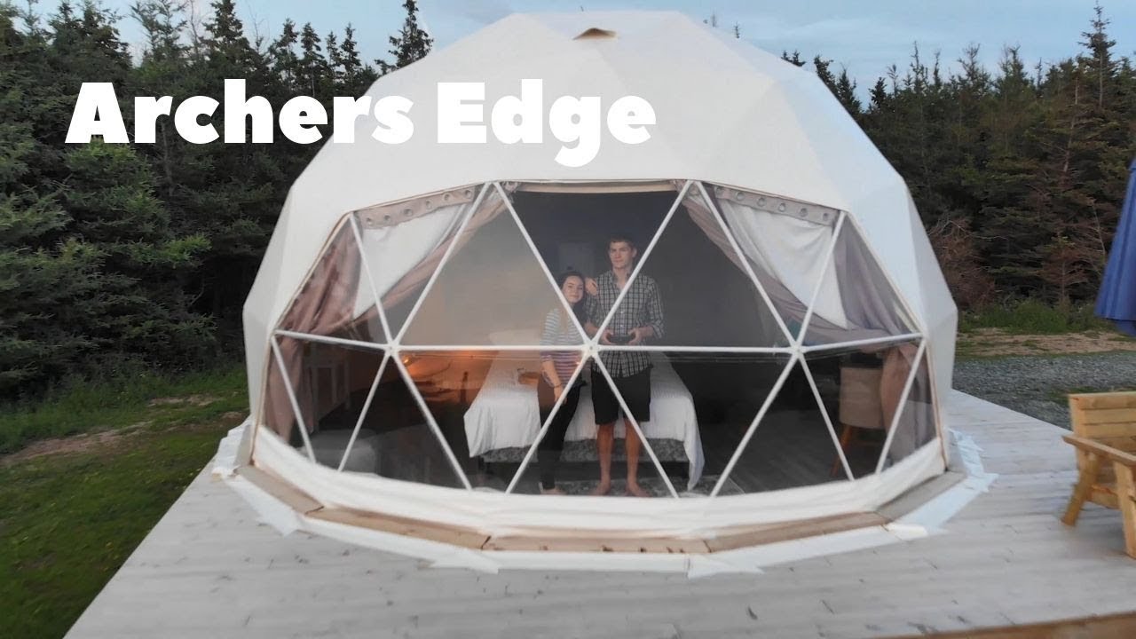 First look at Archers Edge Luxury Camping Domes Cape Breton Island