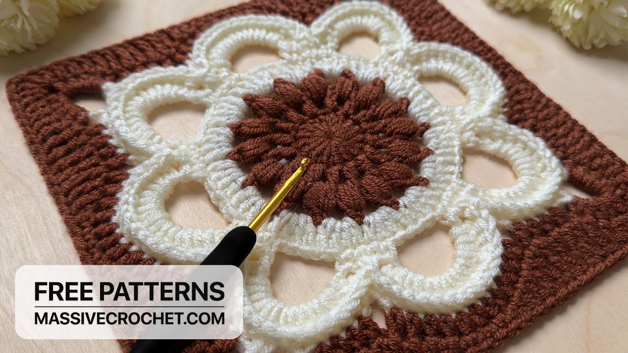 Crochet an AMAZING & EASY Granny Square! 😮 😍