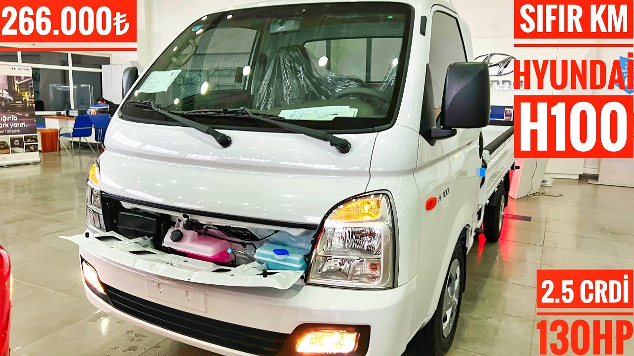 MOTOR KOLTUĞUN ALTINDA | 2021 SIFIR HYUNDAİ H100 | TİCARETİN VAZGEÇİLMEZİ | 2.5 CRDI 130HP| 266.000₺