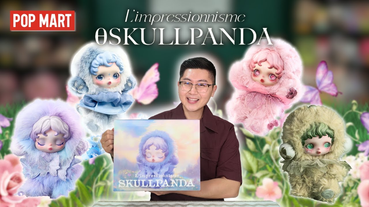 Этот набор потрясающий 😱 POP MART SKULLPANDA L'IMPRESSIONISME Полный набор