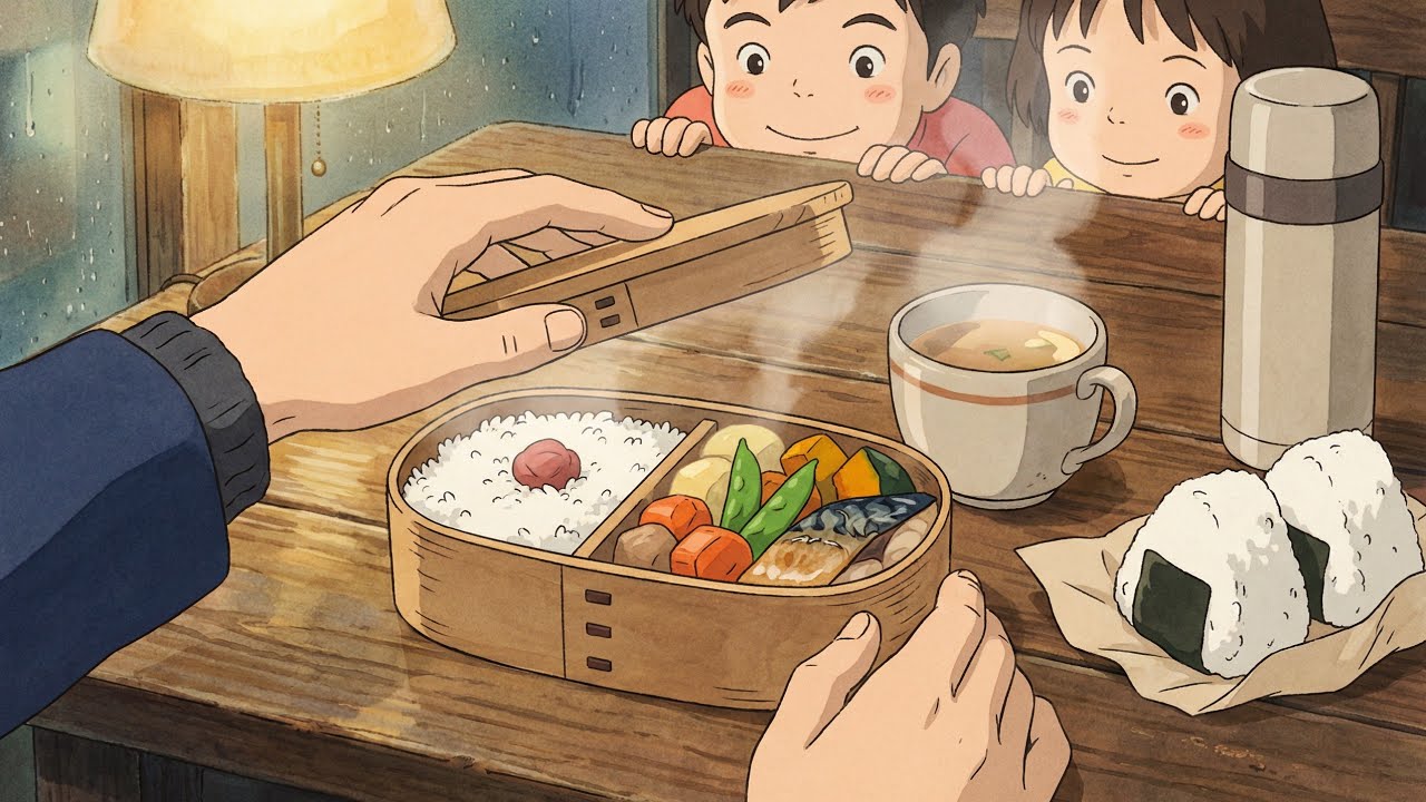Rainy Day in Japan 🌧️ Cozy Ghibli Vibes for Study & Sleep