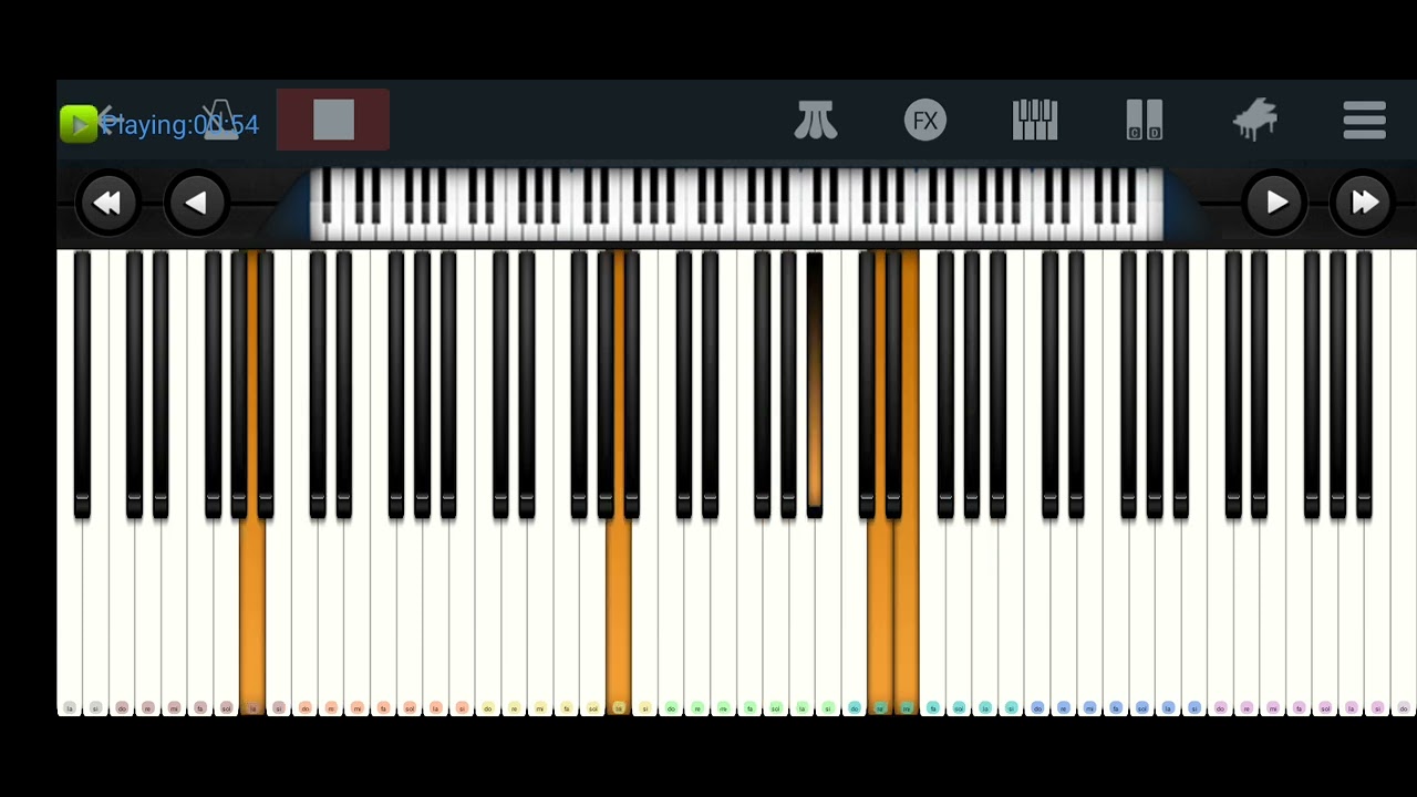 Chaos fnf in piano 🎹