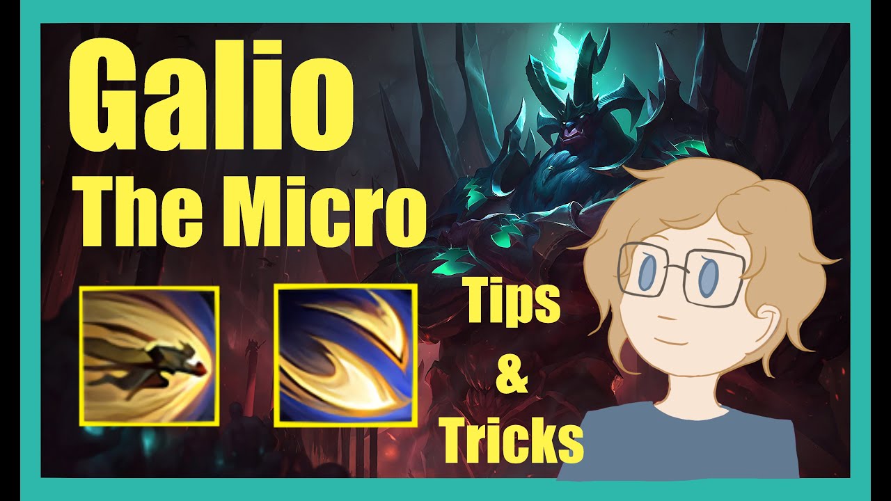 Galio Quick Tip - The Micro - League of Legends Guide / Tips