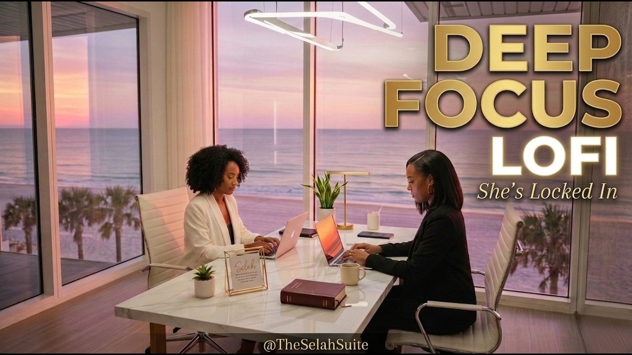 Deep Focus Lofi 🤍 3-Hour Neo-Soul R&B Beats for Work, Study & Productivity | Selah Suite