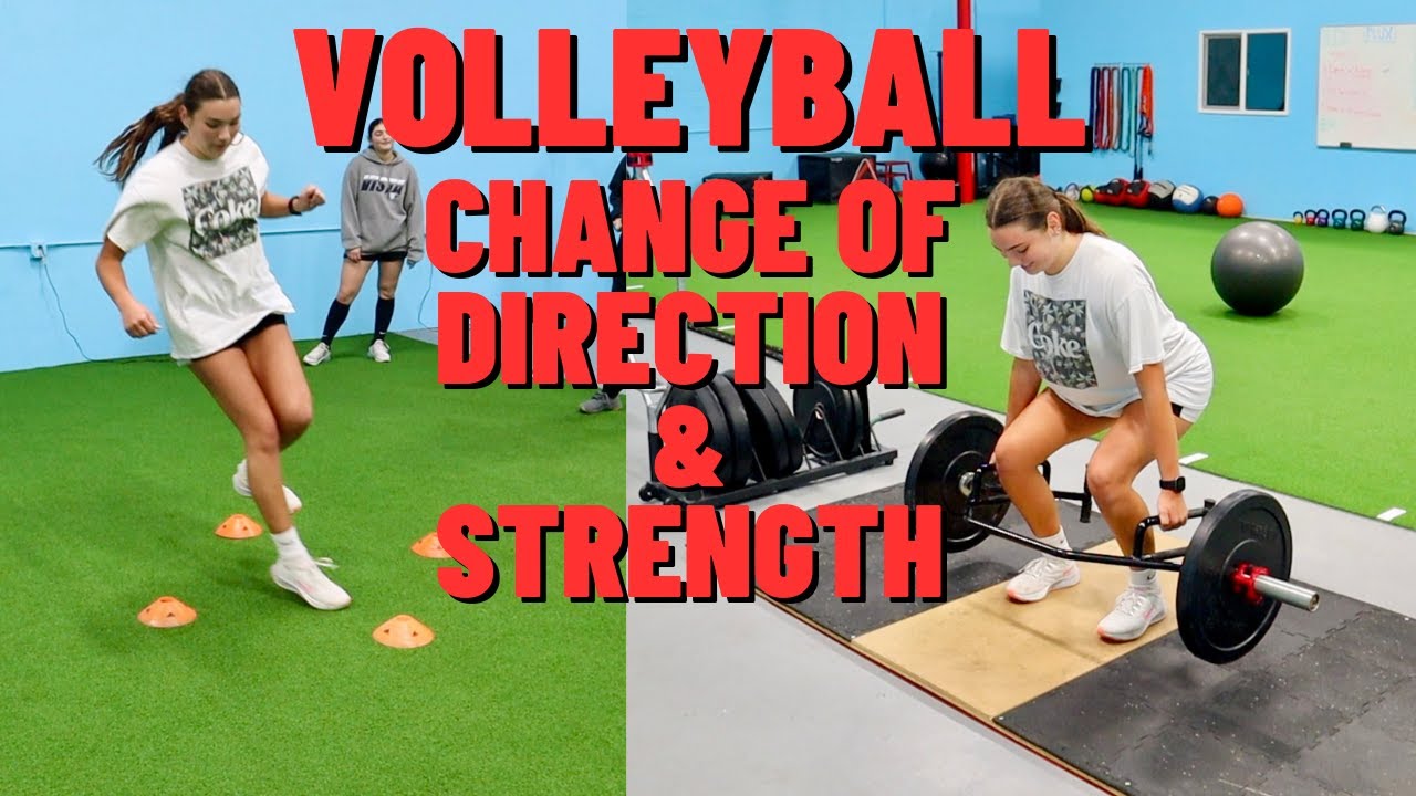 Volleyball Change Of Direction | Volleyball Performance Gym Workout